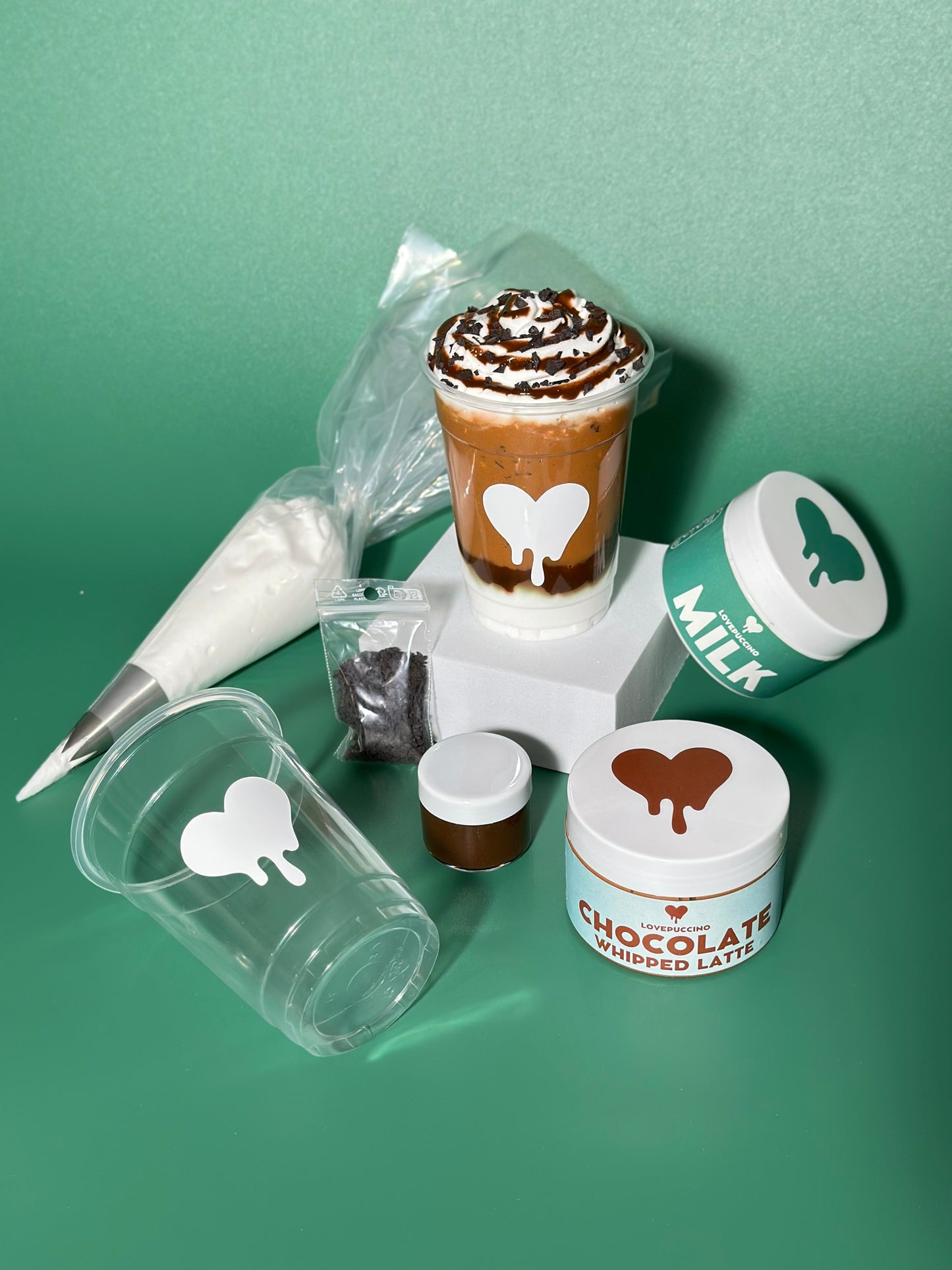 Chocolate cookie Lovepuccino