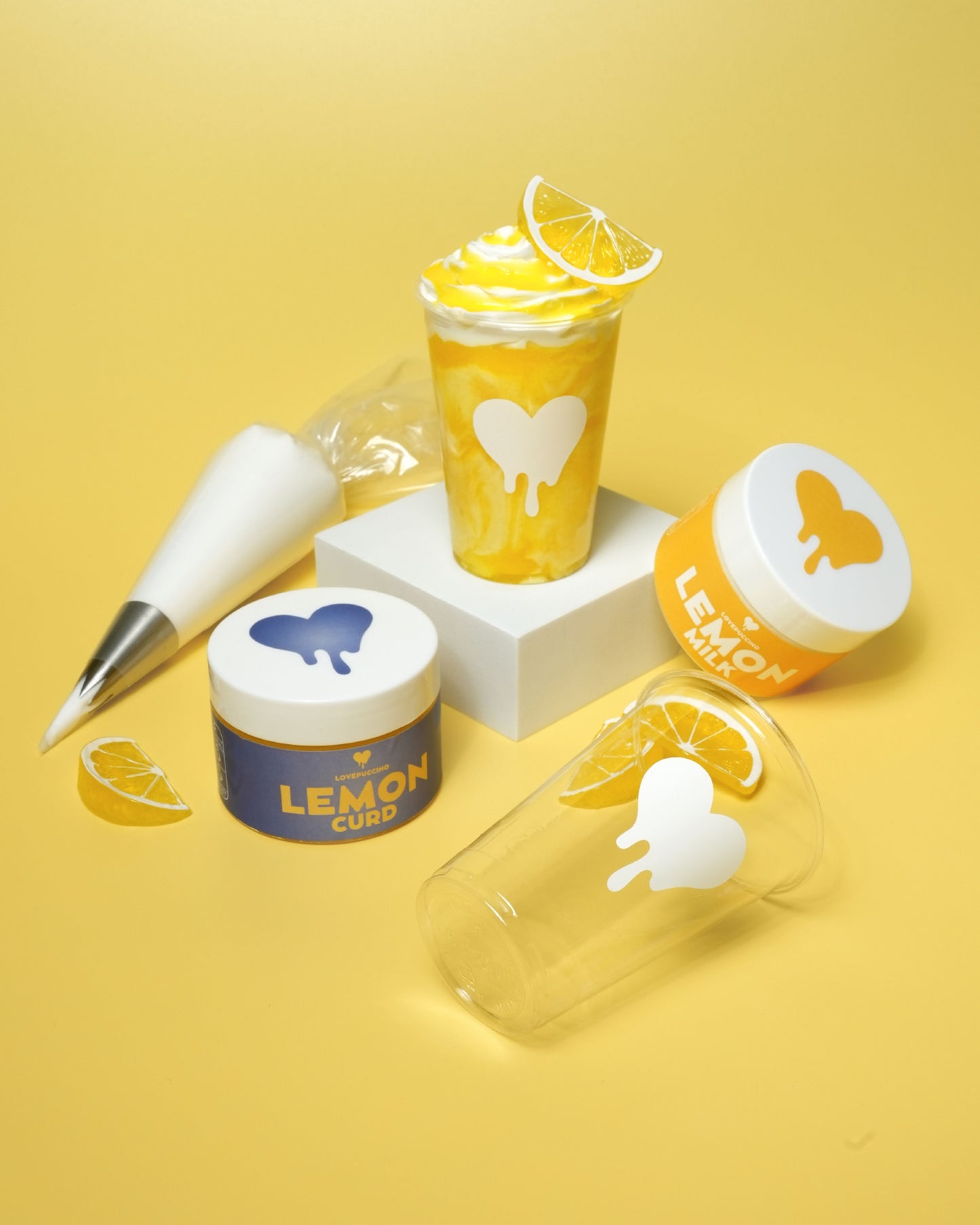 Lemon curd cake Lovepuccino
