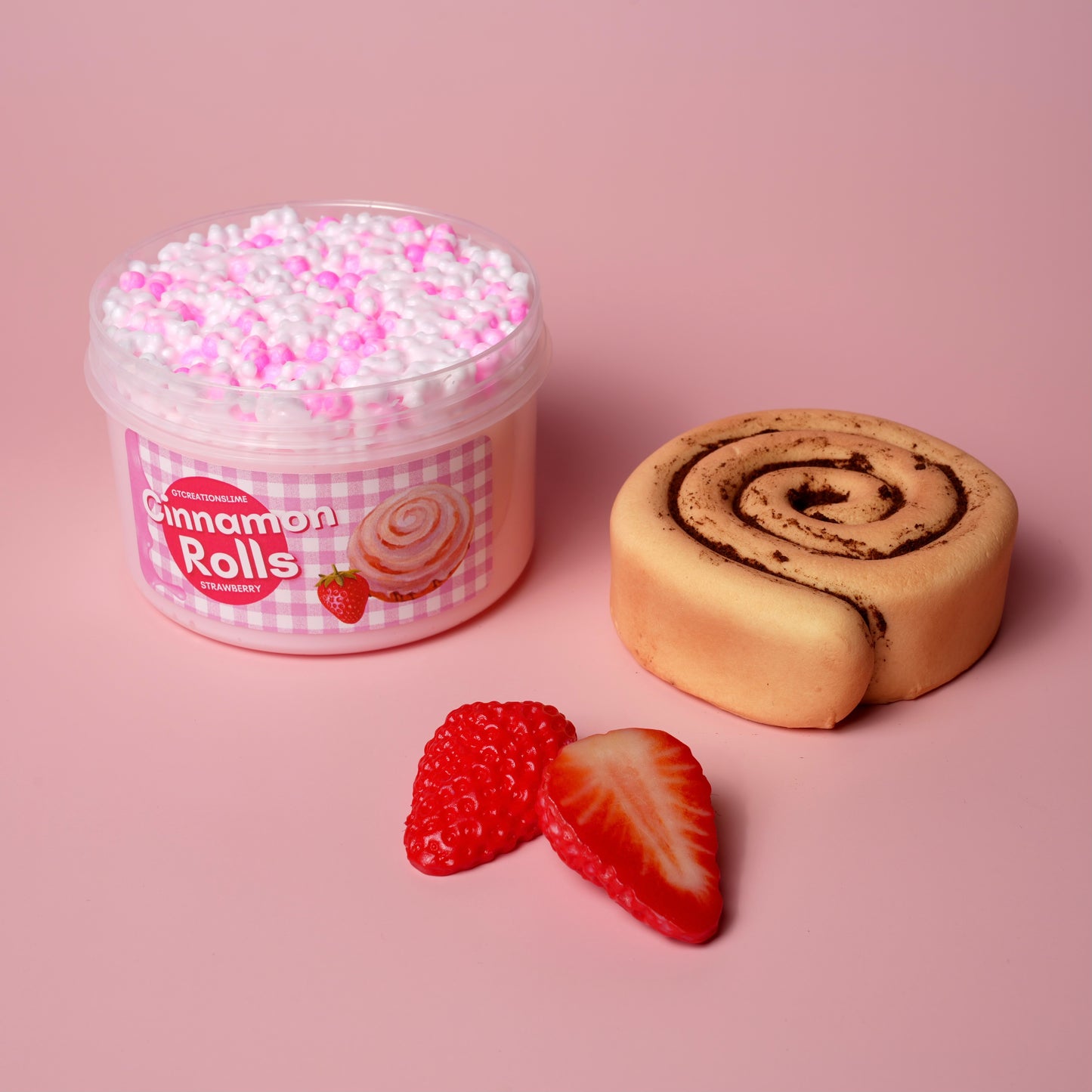 Strawberry cinnamon roll