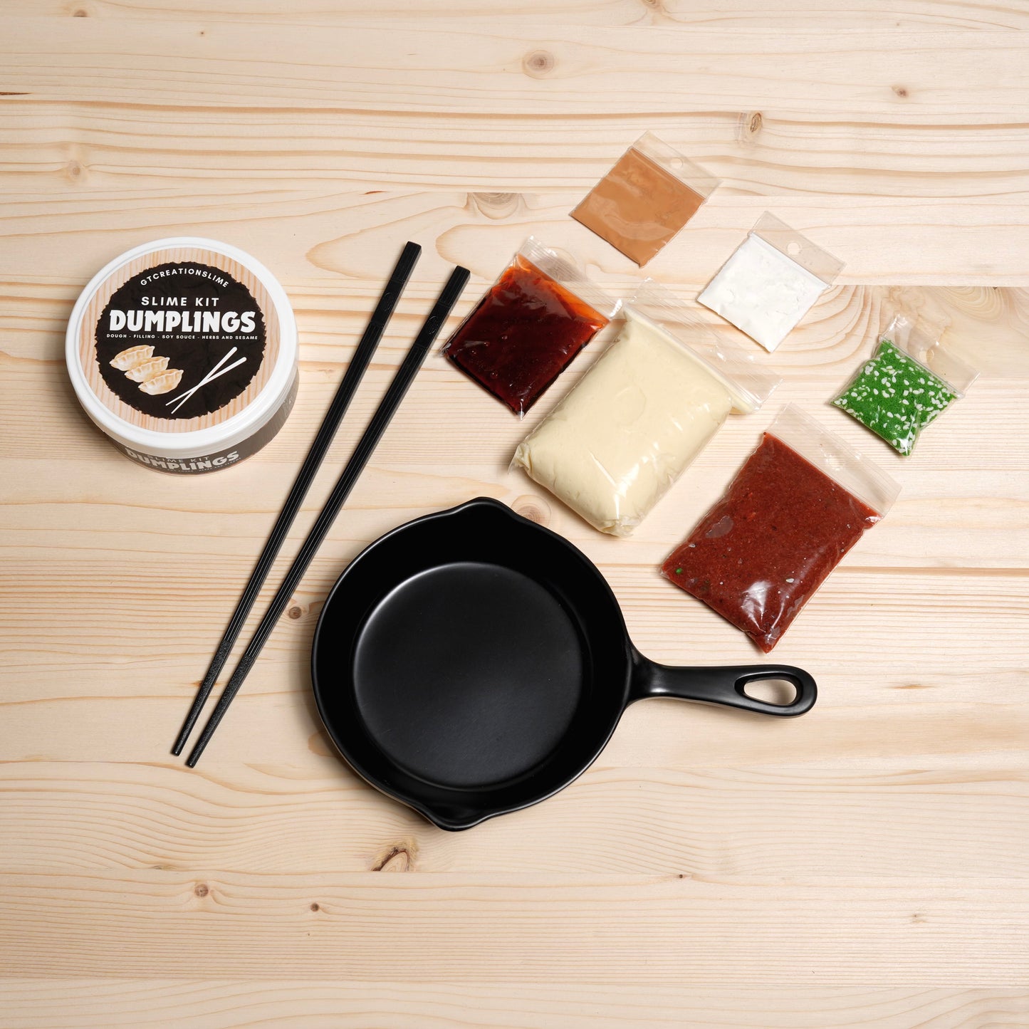Dumplings slime kit