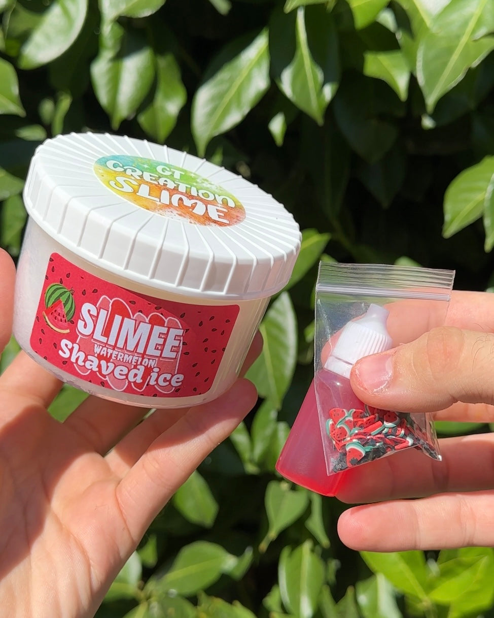 Watermelon shaved ice