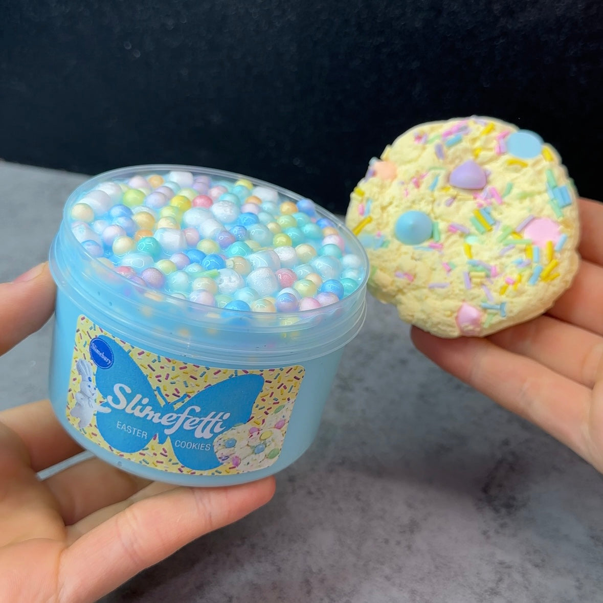 Easter confetti cookies