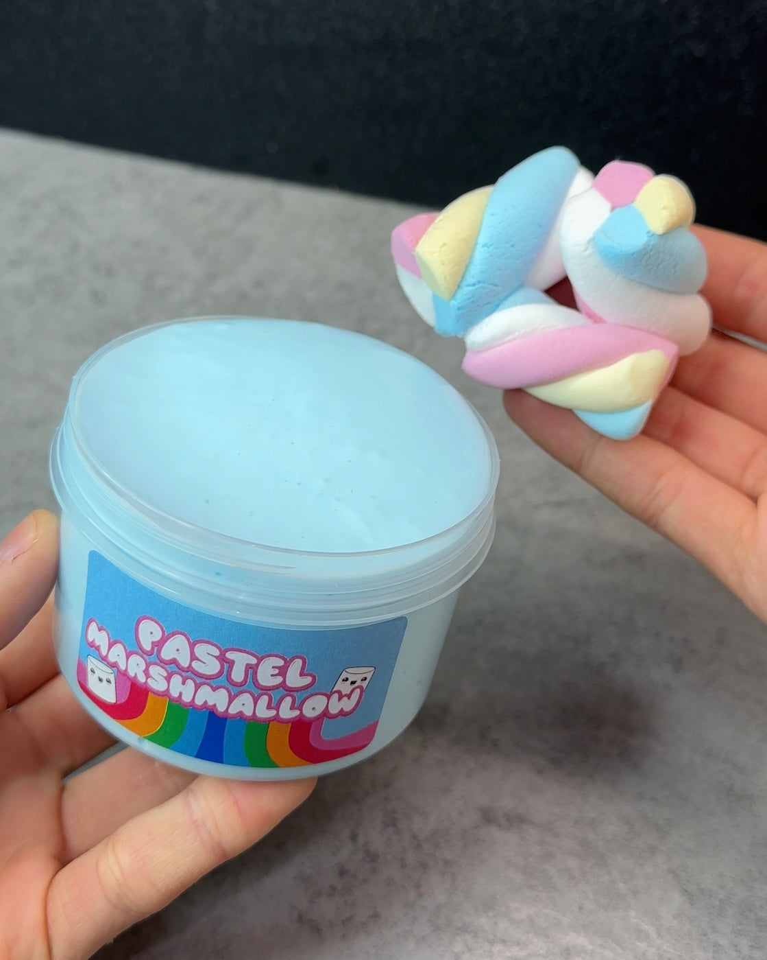 Pastel marshmallows