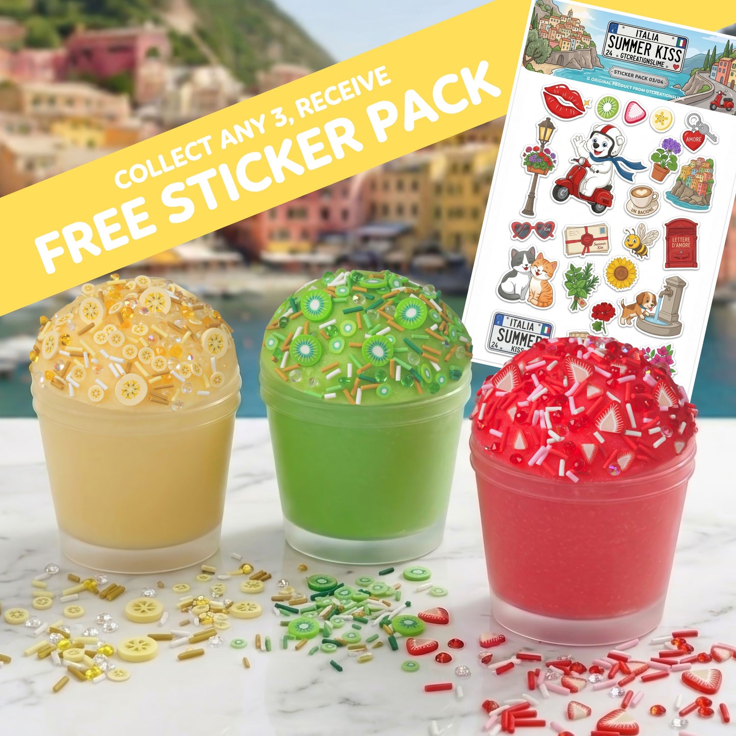 SUMMER KISS SLUSHY SLIME