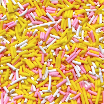 PINK AND YELLOW SPRINKLES