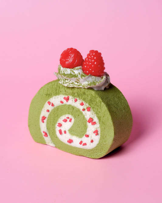 Matcha Roll Cake slime kit