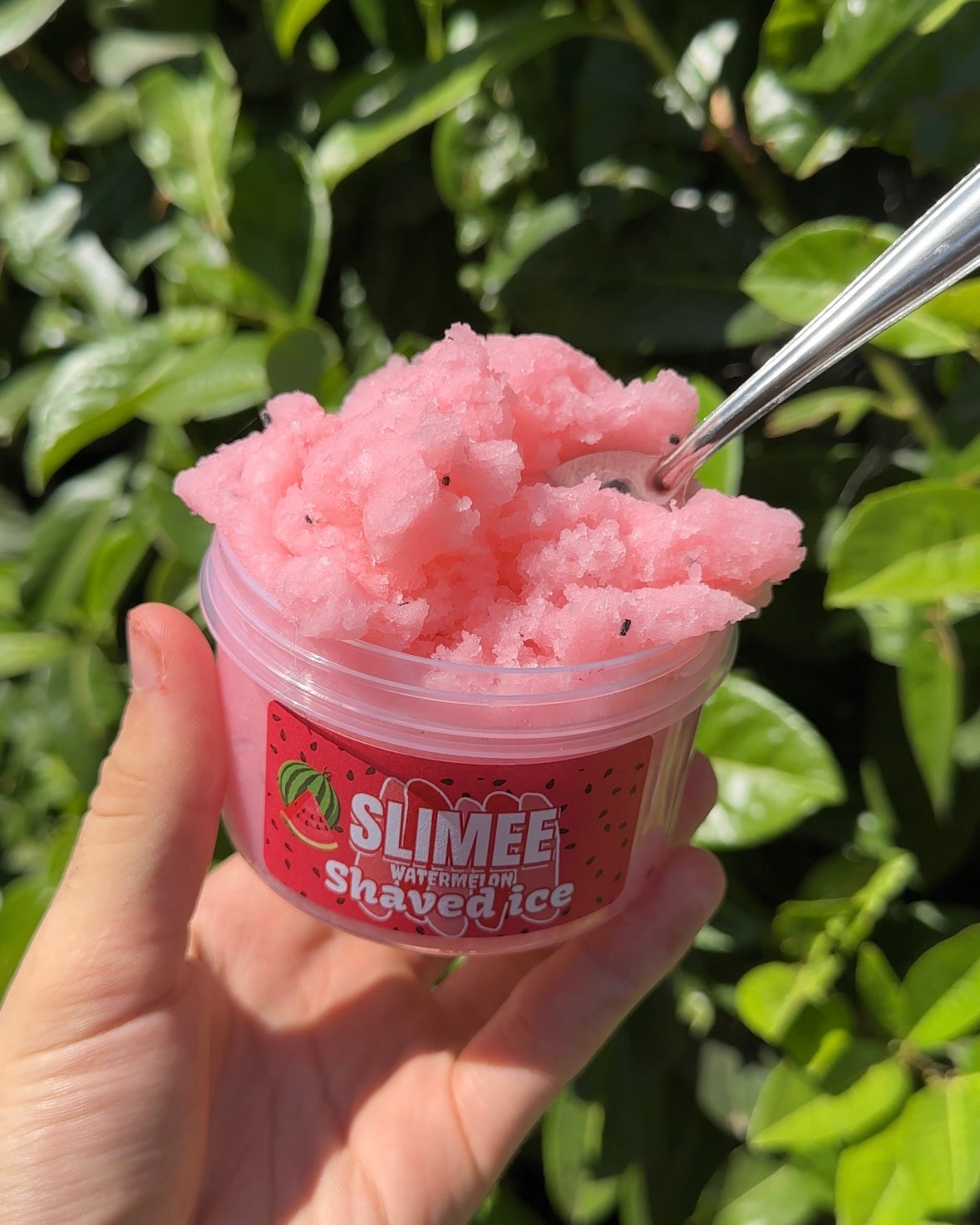 Watermelon shaved ice