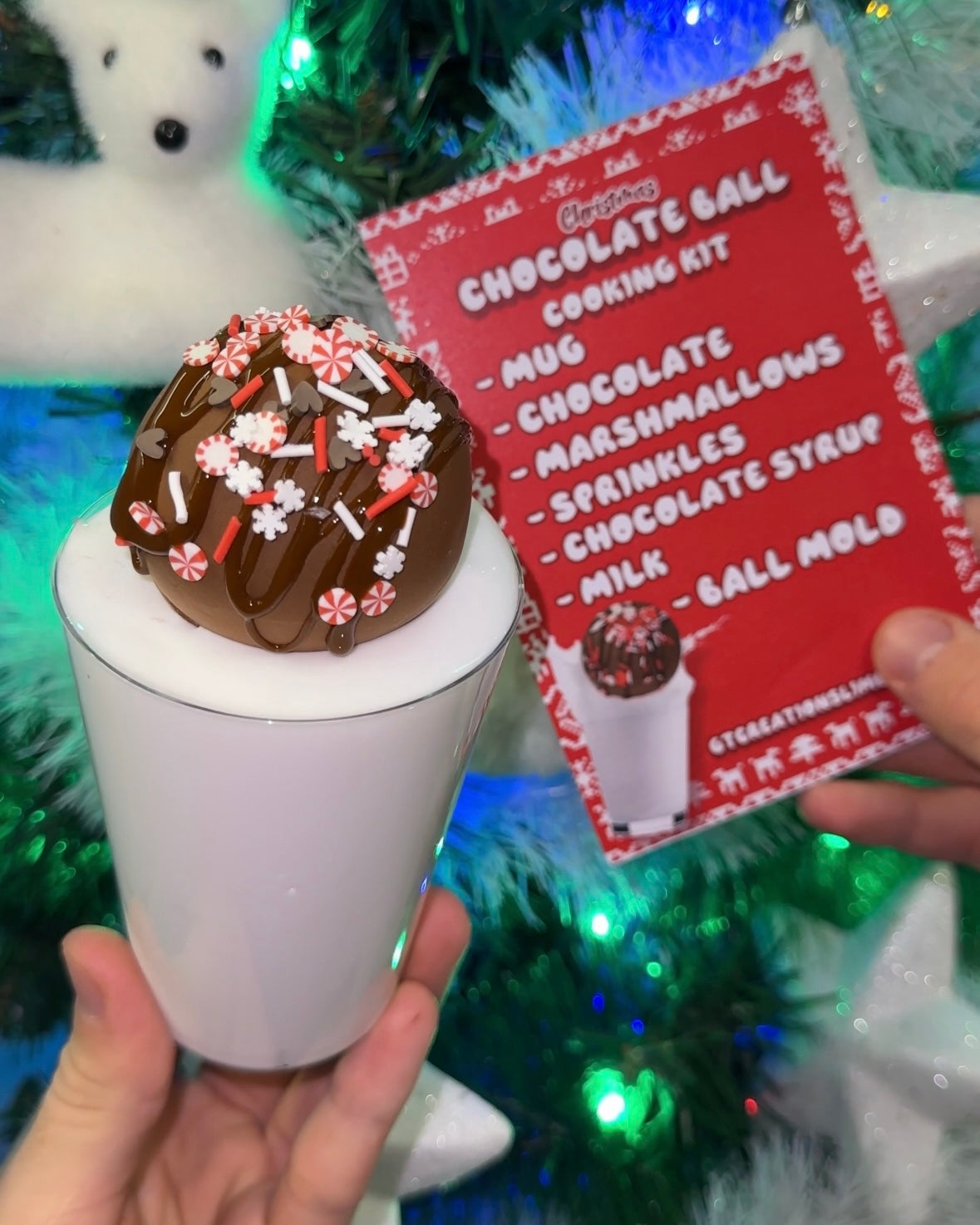 CHRISTMAS CHOCOLATE BALL